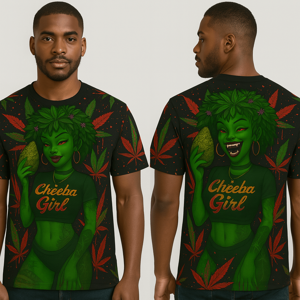 Vampire Cheeba Girl Halloween T-Shirt - Cheeba Wear