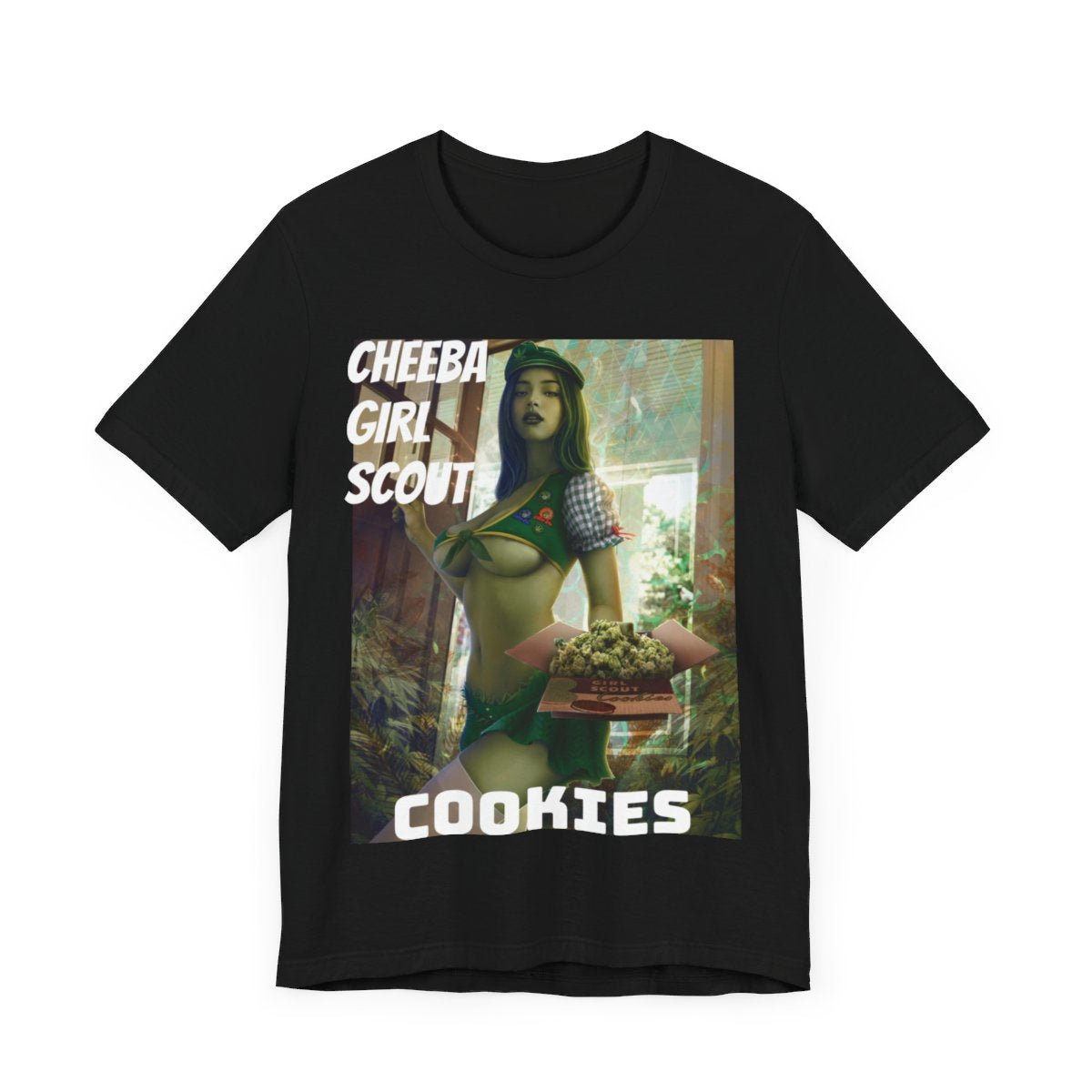 Men’s Cheeba Girl Scout Cookies 420 T-Shirt – Stoner Weed Tee | Cheeba Wear - Cheeba Wear