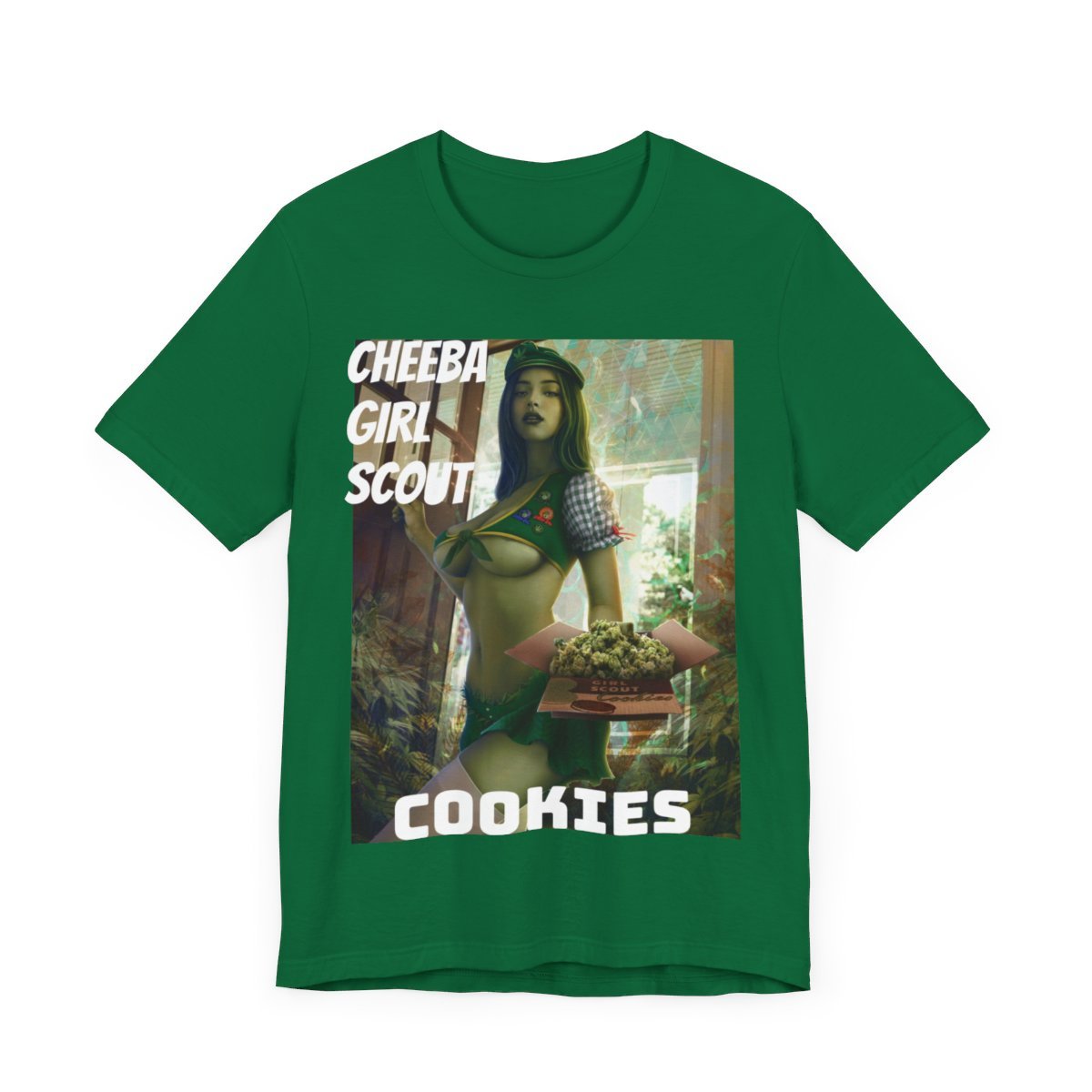 Men’s Cheeba Girl Scout Cookies 420 T-Shirt – Stoner Weed Tee | Cheeba Wear - Cheeba Wear
