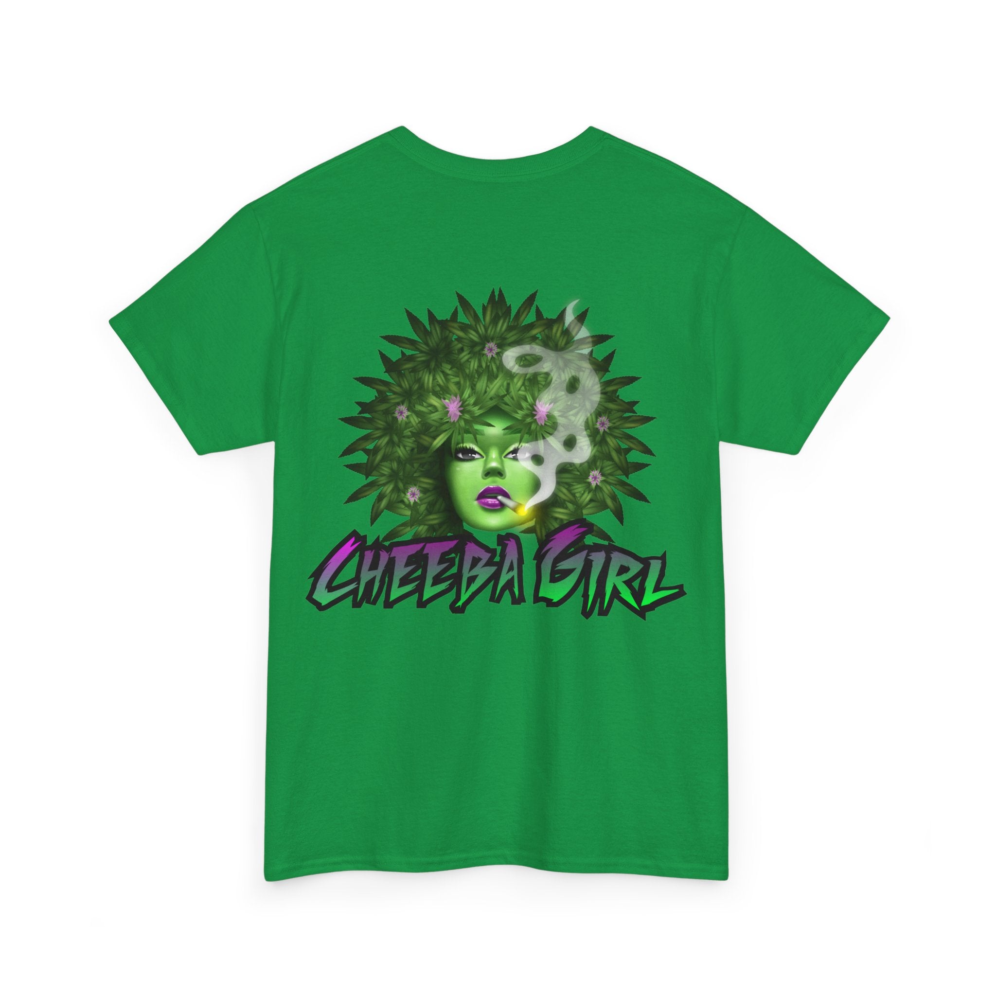 Cheeba Girl Orange Kush 420 T-Shirt – Stoner Weed Graphic Tee | Cheeba Wear - Cheeba Wear