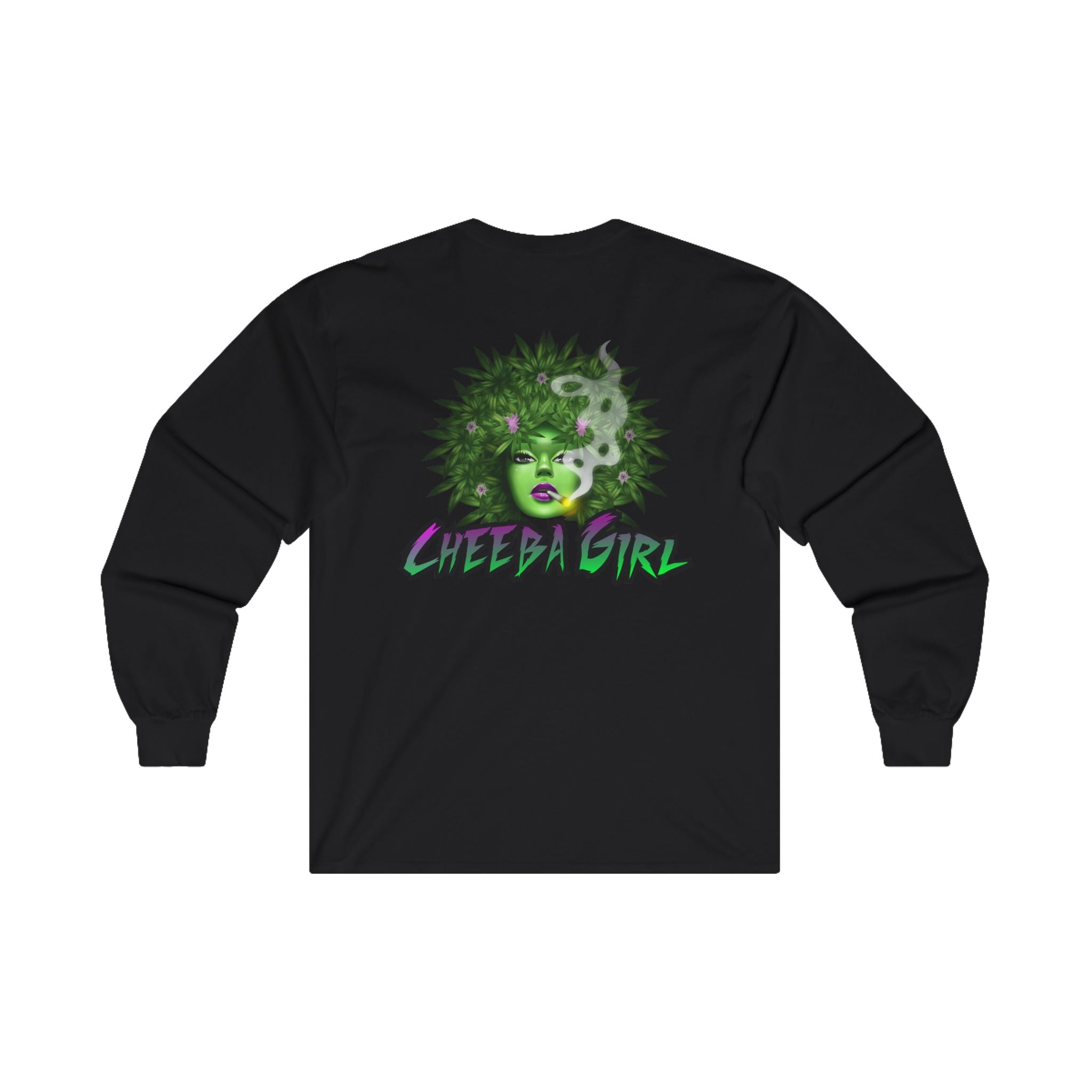 Ghost Train Haze 420 Long Sleeve T-Shirt – Stoner Weed Tee | Cheeba Wear - Cheeba Wear