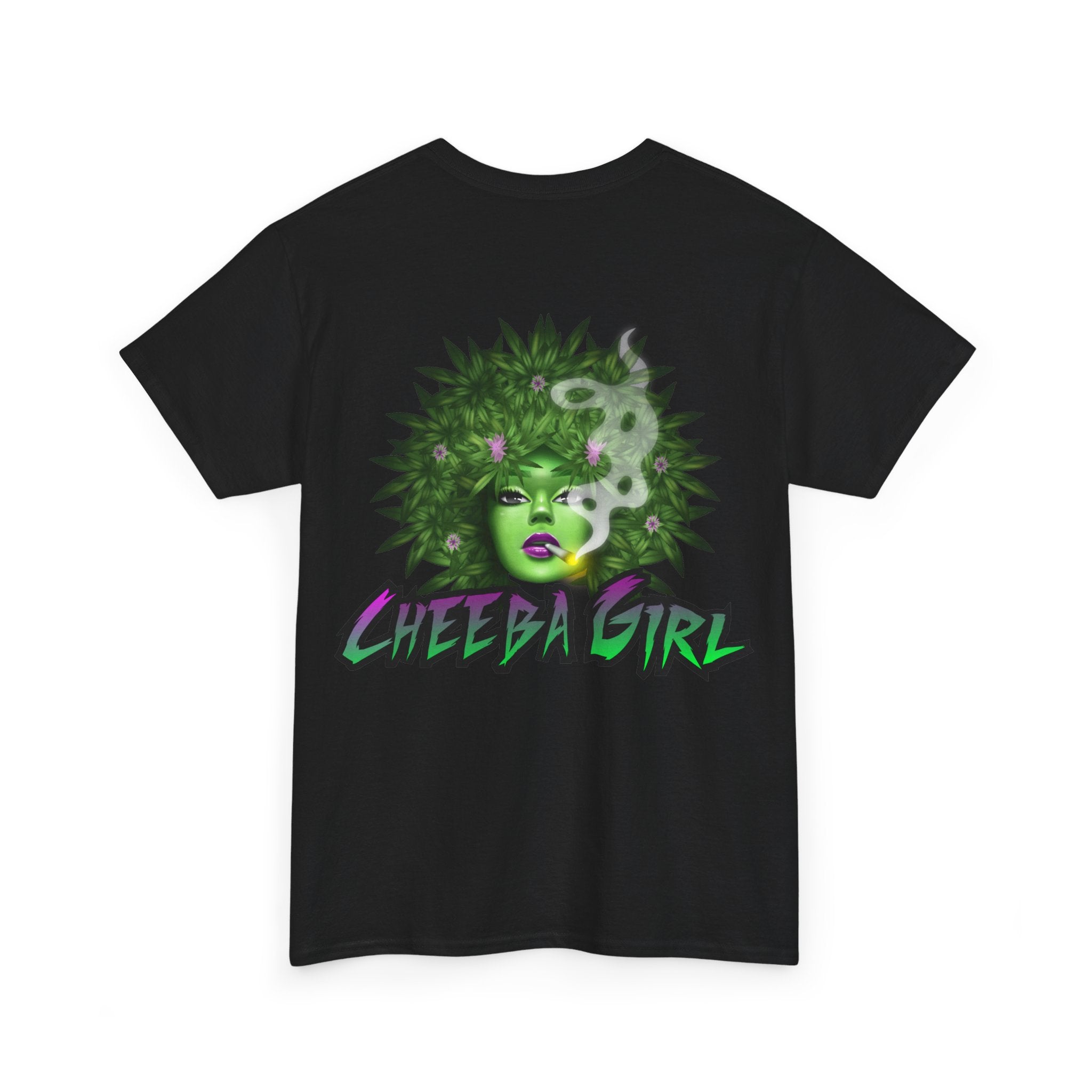 Cheeba Girl Orange Kush 420 T-Shirt – Stoner Weed Graphic Tee | Cheeba Wear - Cheeba Wear