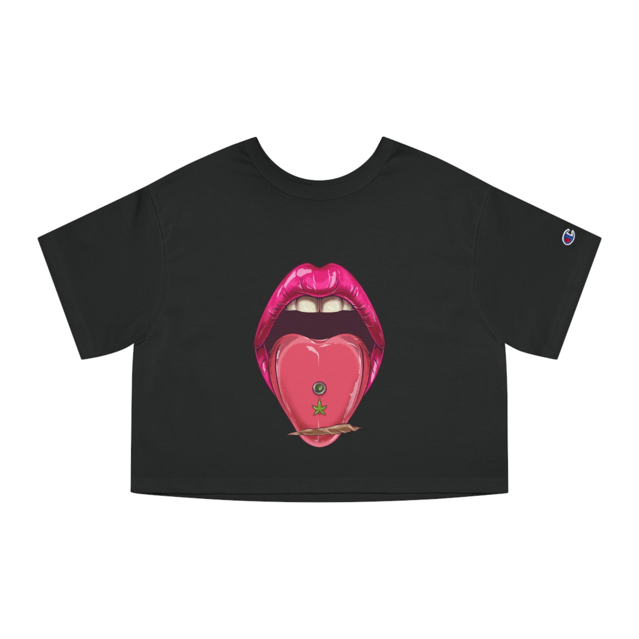 Cheeba Lips Crop Top – Bold 420 Stoner Fashion | Cheeba Wear - Cheeba Wear