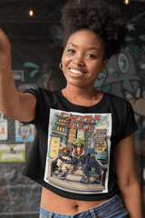 Cheeba Girls Anime Crop Top – 420 Cute Stoner Fashion - Cheeba Wear