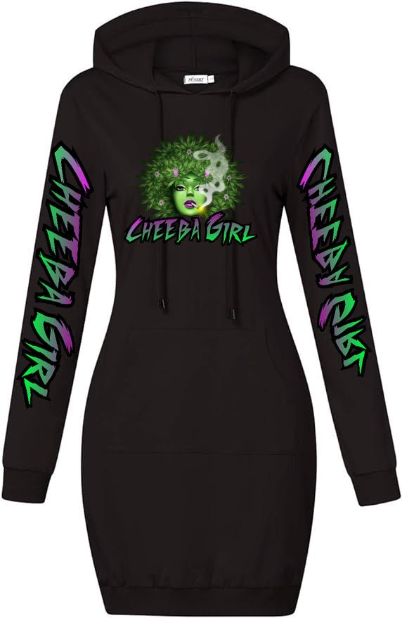 Cheeba Girl Hoodie dress - Cheeba Wear