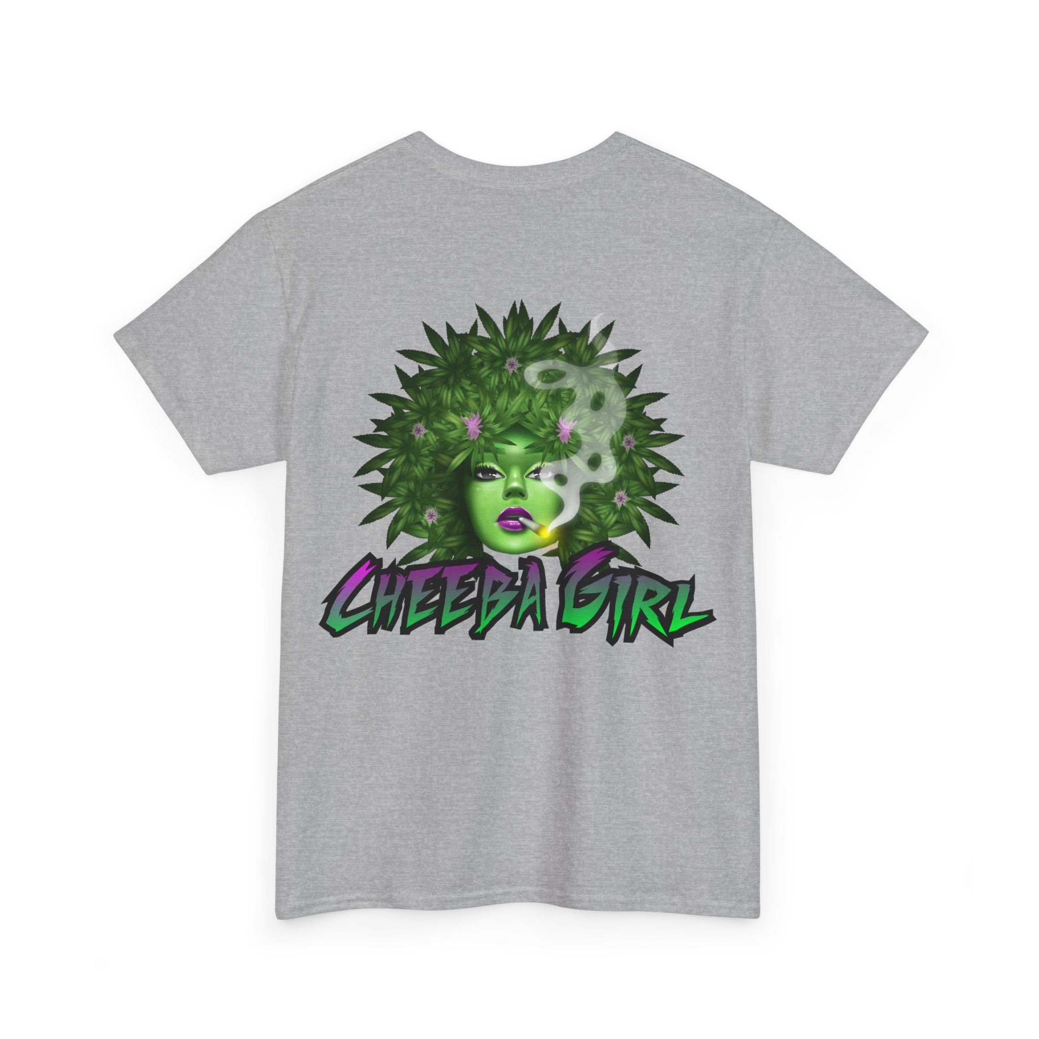 Cheeba Girl Orange Kush 420 T-Shirt – Stoner Weed Graphic Tee | Cheeba Wear - Cheeba Wear