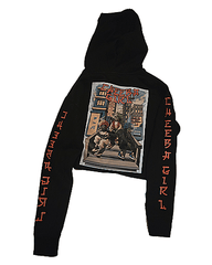 Anime Style Cheeba Girls Crop Top Hoodie - Cheeba Wear